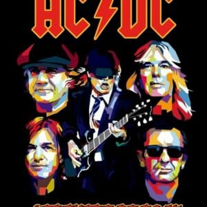 canvas posters ac dc