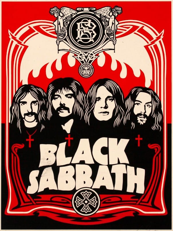 rock and roll collectibles wall art canvas posters black sabbath