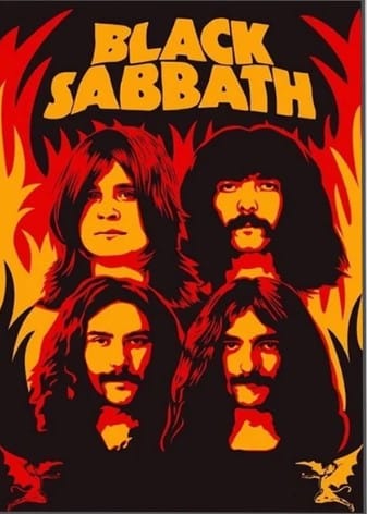 rock and roll collectibles wall art canvas posters black sabbath