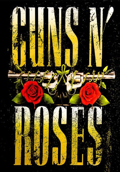 rock and roll collectibles wall art canvas posters guns and roses