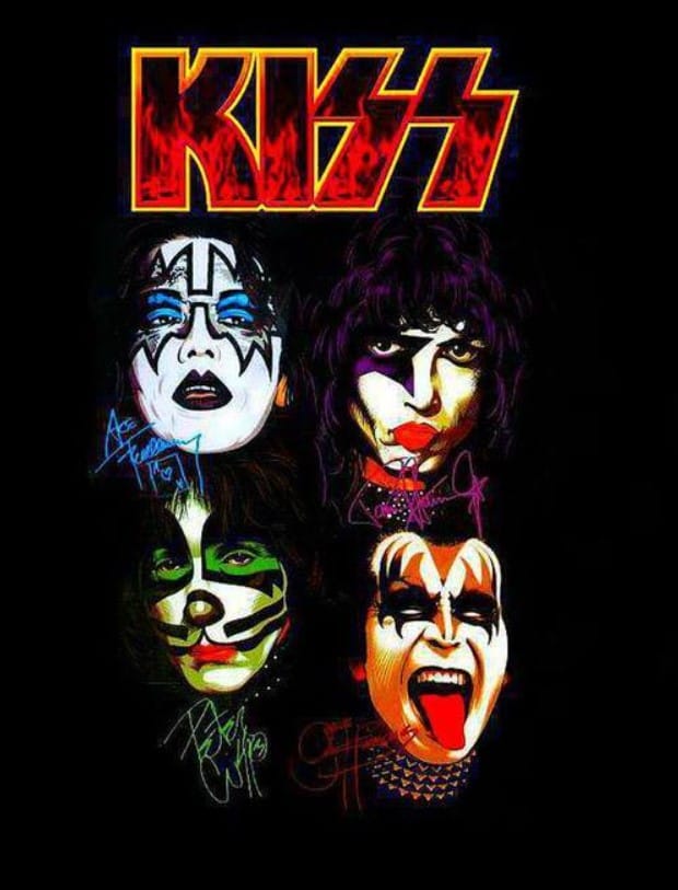 rock and roll collectibles wall art canvas posters kiss