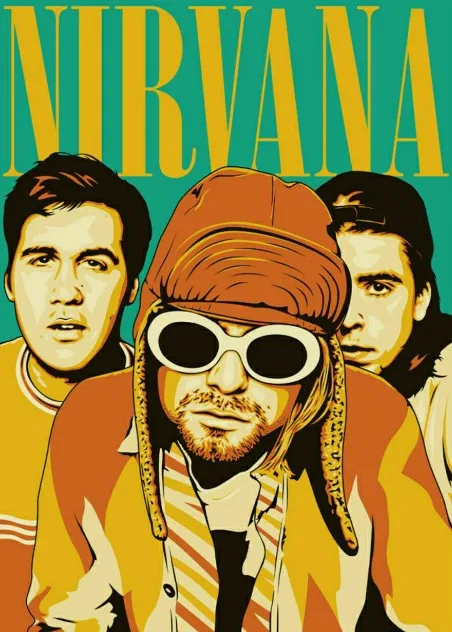 NIRVANA 1 rock and roll collectibles wall art canvas posters nirvana
