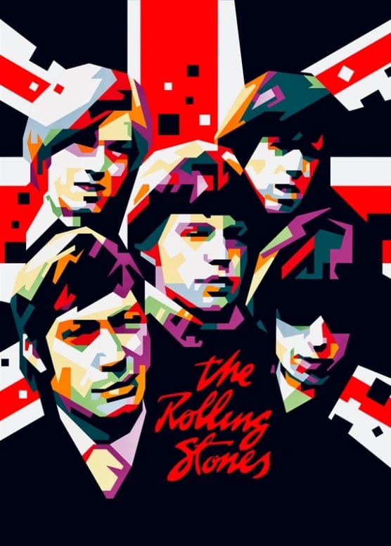 rock and roll collectibles wall art canvas posters rolling stones 2