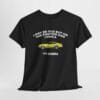 T SHIRT BLACK 1977 Cobra Yellow