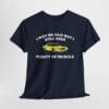 T SHIRT BLACK 73 Challenger Yellow