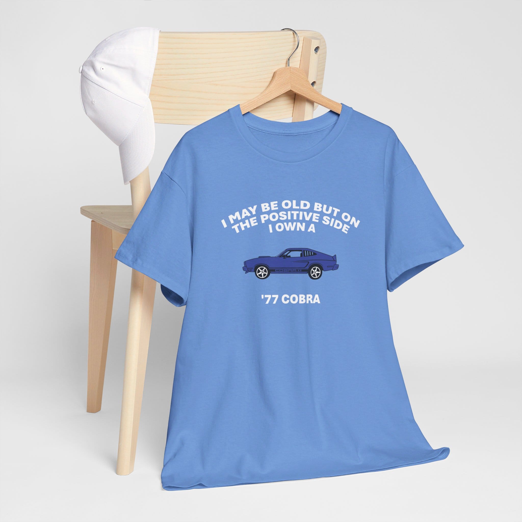 T SHIRT CAROLINA BLUE 1977 Cobra Blue