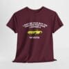 T SHIRT MAROON 1964 Corvette Yellow