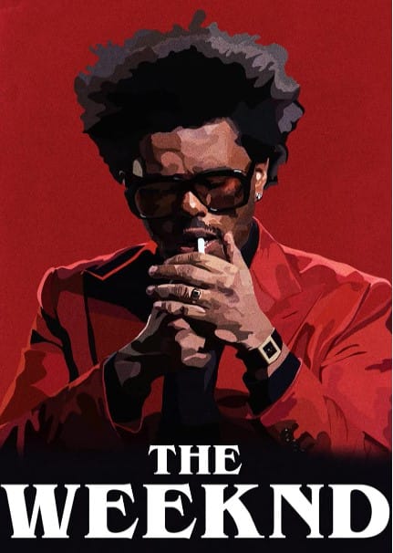 rock and roll collectibles wall art canvas posters THE WEEKND 1