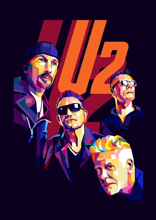 rock and roll collectibles wall art canvas posters u2 3