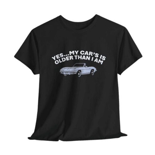 T SHIRT BLACK 1964 Corvette Light Blue 600x600 removebg preview