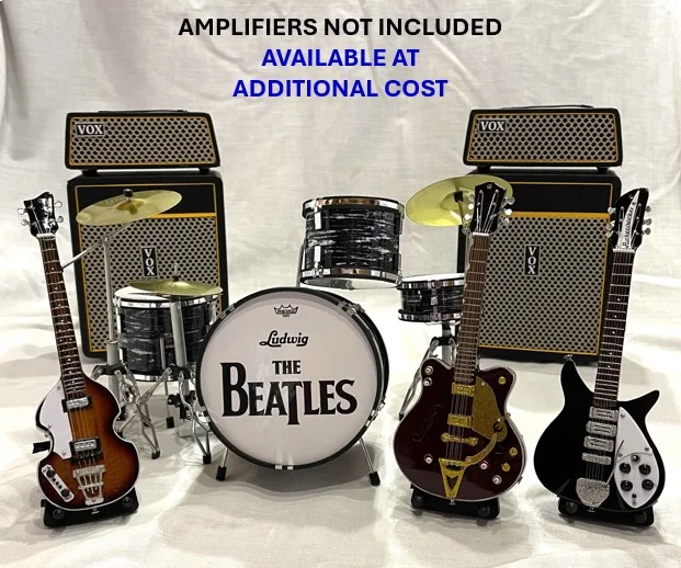 3 BEATLES with VOX AMPS and Disclainer