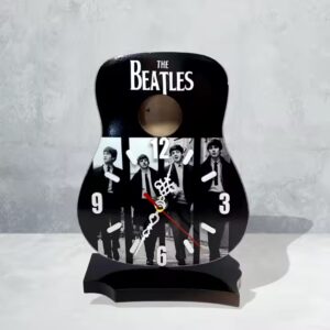 BEATLES GUITAR CLOCK